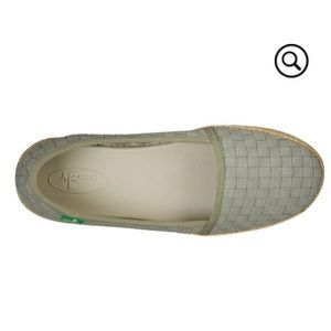 Sanuk woven shoes mint